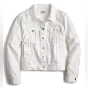 J.Crew White Denim Jean Jacket XS